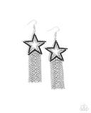 Paparazzi Jewelry Sunset Superstar - Black Earrings - Pure Elegance by Kym