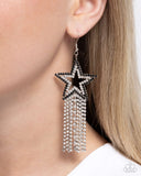 Paparazzi Jewelry Sunset Superstar - Black Earrings - Pure Elegance by Kym