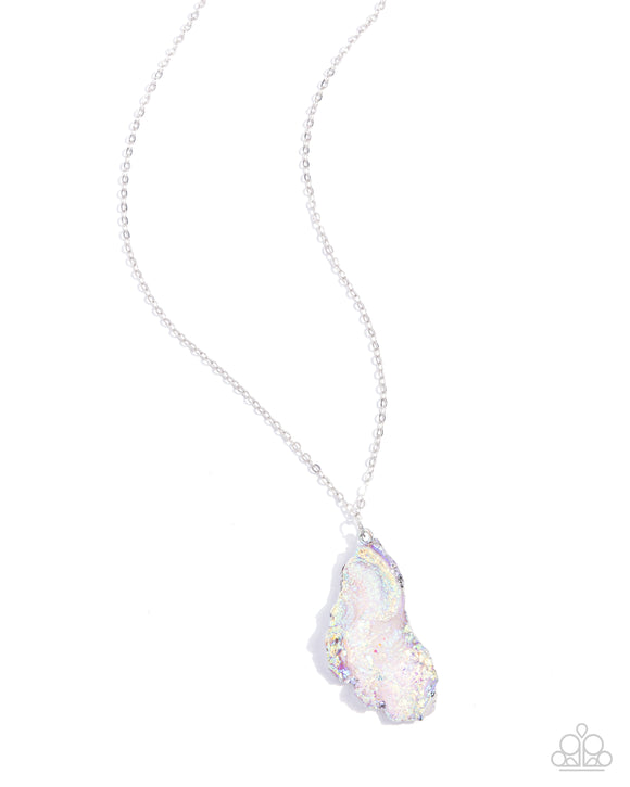 Paparazzi Jewelry Experimental Echo - Silver Necklace - Pure Elegance by Kym