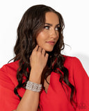 Paparazzi Jewelry Woven Wardrobe - White Bracelet - Pure Elegance by Kym