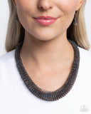 Paparazzi Jewelry Trenchant Tribute - Black Necklace - Pure Elegance by Kym