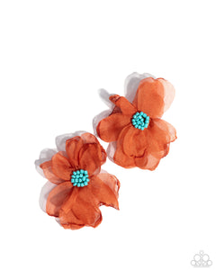 Paparazzi Jewelry Part Of Your World - Orange Earrings - Pure Elegance by Kym