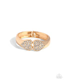 Paparazzi Jewelry Romantic Rhapsody - Gold Bracelet - Pure Elegance by Kym