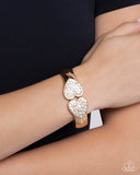 Paparazzi Jewelry Romantic Rhapsody - Gold Bracelet - Pure Elegance by Kym