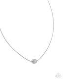 Paparazzi Jewelry Fearless Flair - White Necklace - Pure Elegance by Kym