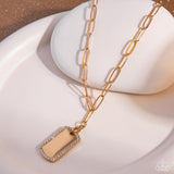 Paparazzi Jewelry Simple Street - Gold Necklace - Pure Elegance by Kym