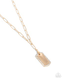 Paparazzi Jewelry Simple Street - Gold Necklace - Pure Elegance by Kym