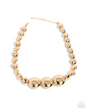 Paparazzi Jewelry Reflective Roar - Gold Necklace - Pure Elegance by Kym