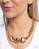 Paparazzi Jewelry Reflective Roar - Gold Necklace - Pure Elegance by Kym