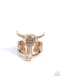 Paparazzi Jewelry Whimsical Wildlife - Gold Ring - Pure Elegance by Kym