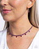 Paparazzi Jewelry Breathtaking Backdrop - Pink Choker Necklace - Pure Elegance by Kym