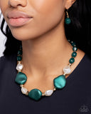 Paparazzi Jewelry Forever Feature - Green Necklace - Pure Elegance by Kym