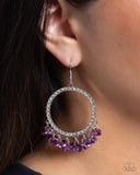 Paparazzi Jewelry Wreathed Wisteria - Purple Earrings - Pure Elegance by Kym