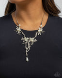Paparazzi Jewelry Grapevine Getaway - White Necklace - Pure Elegance by Kym