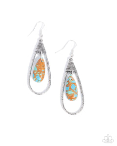 Paparazzi Jewelry Neatly Natural - Brown Earrings - Pure Elegance by Kym