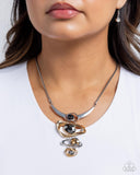 Paparazzi Jewelry Abundantly Abstract - Silver Necklace - Pure Elegance by Kym