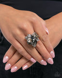 Paparazzi Jewelry Capricious Cluster - Silver Ring - Pure Elegance by Kym