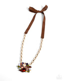 Paparazzi Jewelry Tantalizing Tapestry - Brown Necklace - Pure Elegance by Kym