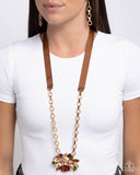 Paparazzi Jewelry Tantalizing Tapestry - Brown Necklace - Pure Elegance by Kym