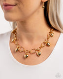 Paparazzi Jewelry Hey Lover - Gold Necklace - Pure Elegance by Kym