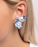 Paparazzi Jewelry Decadent Descent - Blue Earrings - Pure Elegance by Kym