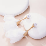 Paparazzi Jewelry Corps de Ballet - Gold Earrings - Pure Elegance by Kym