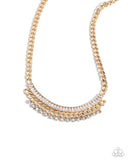 Paparazzi Jewelry Badda Boom Badda BLING - Gold Necklace - Pure Elegance by Kym