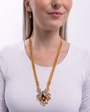 Paparazzi Jewelry Ravishing Ribbon - Brown Necklace - Pure Elegance by Kym