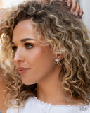 Paparazzi Jewelry Positively Radiant - Pink Earrings - Pure Elegance by Kym