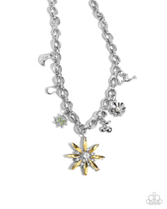 Paparazzi Jewelry Elegant Encore - Yellow Necklace - Pure Elegance by Kym