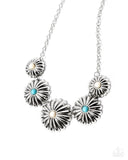 Paparazzi Jewelry Complete Look -White Necklace and Earring Set - Pure Elegance by Kym