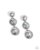 Paparazzi Jewelry Complete Look -White Necklace and Earring Set - Pure Elegance by Kym