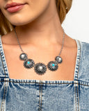 Paparazzi Jewelry Complete Look -White Necklace and Earring Set - Pure Elegance by Kym