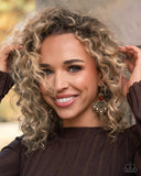 Paparazzi Jewelry Lattice Legacy - Brown Earrings - Pure Elegance by Kym