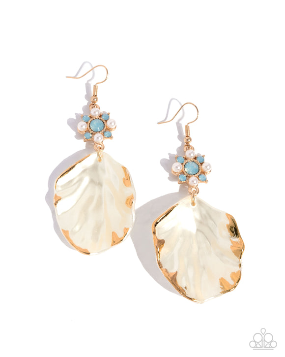 Paparazzi Jewelry Coastal Candidate - Blue Earrings - Pure Elegance by Kym