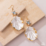 Paparazzi Jewelry Coastal Candidate - Blue Earrings - Pure Elegance by Kym