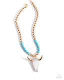 Paparazzi Jewelry Timeless Texan - Blue Necklace - Pure Elegance by Kym