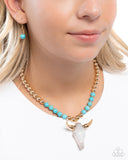 Paparazzi Jewelry Timeless Texan - Blue Necklace - Pure Elegance by Kym