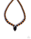 Paparazzi Jewelry Visionary Venture - Brown Necklace - Pure Elegance by Kym
