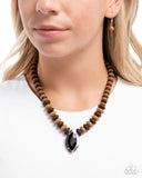 Paparazzi Jewelry Visionary Venture - Brown Necklace - Pure Elegance by Kym