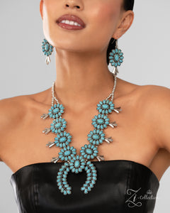 Paparazzi Jewelry Brazen - Blue Zi Collection 2024 Necklace - Pure Elegance by Kym