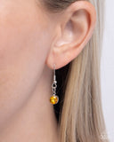 Paparazzi Jewelry SPADES of Shimmer - Yellow Necklace - Pure Elegance by Kym