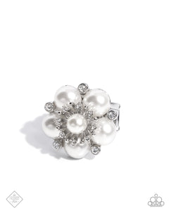 Paparazzi Jewelry Friendly Flair - White Ring - Pure Elegance by Kym