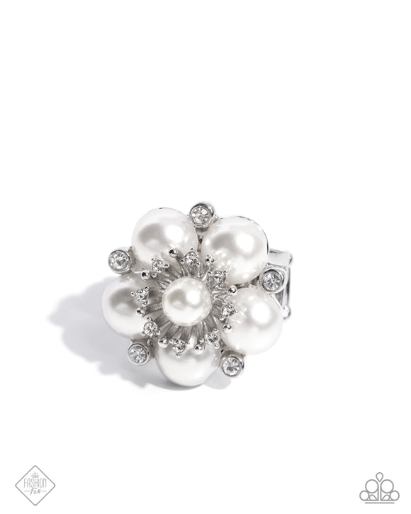 Paparazzi Jewelry Friendly Flair - White Ring