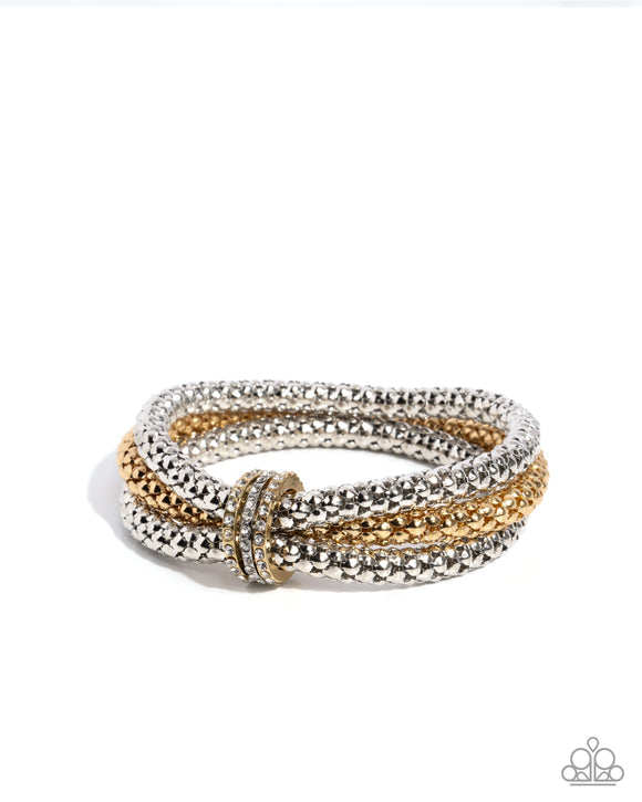 Paparazzi Jewelry Faceted Facade - Multi Bracelet  (LOP - May 2025) - Pure Elegance by Kym
