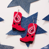 Paparazzi Jewelry Western Webbing - Pink Earrings - Pure Elegance by Kym