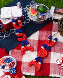 Paparazzi Jewelry Pampered Patriot - Multi Earrings - Pure Elegance by Kym