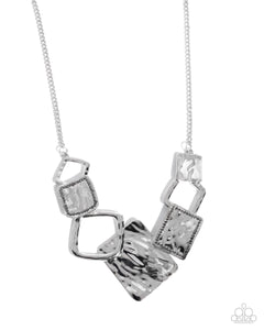 Paparazzi Jewelry Layered Luxury - Silver Necklace - Pure Elegance by Kym