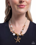 Paparazzi Jewelry Coastal Cameo - Multi Necklace - Pure Elegance by Kym