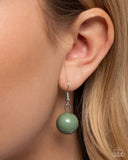 Paparazzi Jewelry Eye-Catching Earnings - Green Necklace - Pure Elegance by Kym